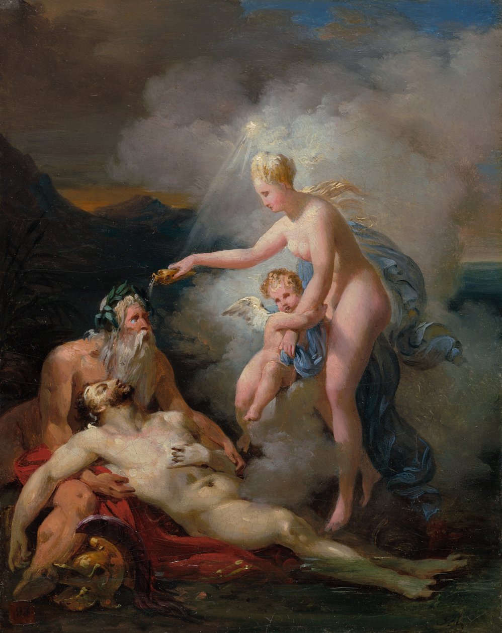 Léčení Venuše Aeneas od Merry Joseph Blondel