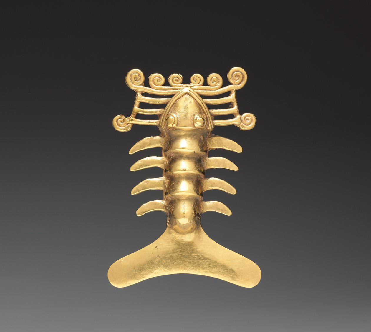 Přívěsek humra, c. 1000-1500 (lité zlato) od Mesoamerican Mesoamerican