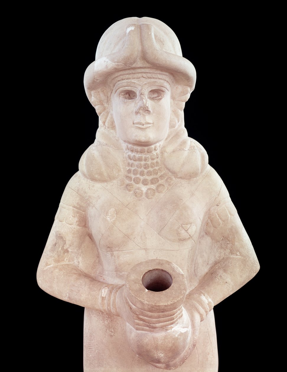 Bohyně plodnosti, z Mari, Střední Eufrat (detail) od Mesopotamian