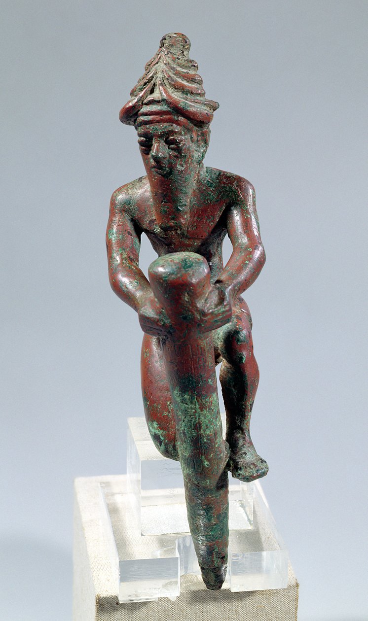 Základní hřebík Gudea, prince z Lagashe, z Telloh (starověké Girsu) Neo-sumerské období, cca 2130 př. n. l. (měď) od Mesopotamian
