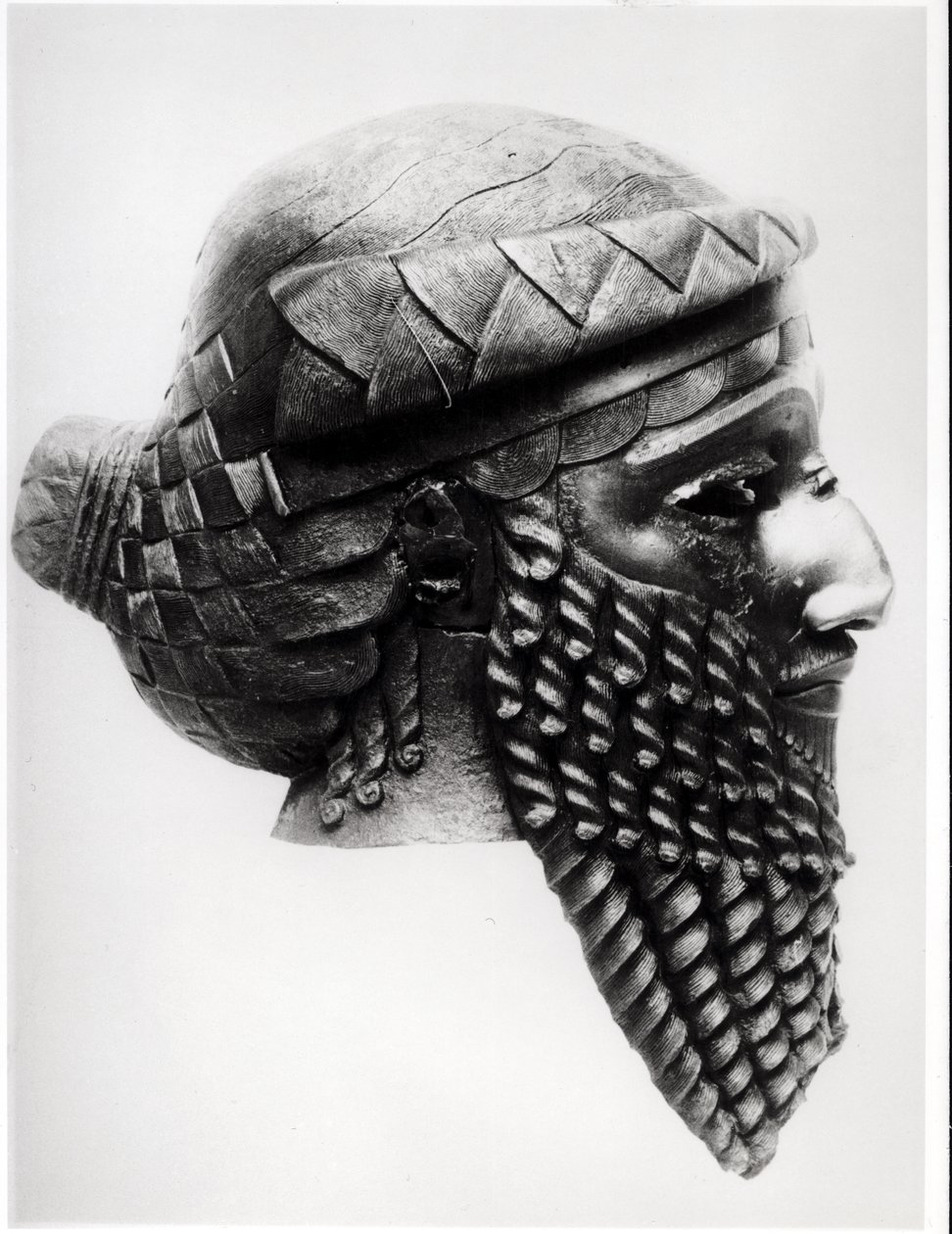 Hlava Sargona I. (asi 2334-2279 př.nl) 2400-2200 př.nl (měď) (viz také 189592) od Mesopotamian