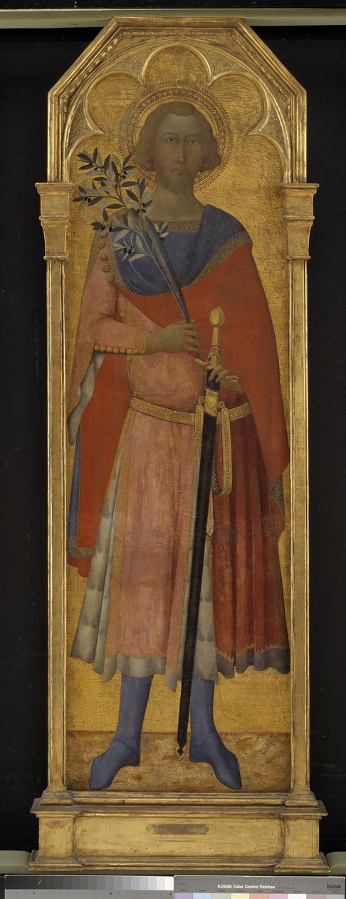 Svatý Viktor ze Sieny od Mesteren for Palazzo Venezia Madonna