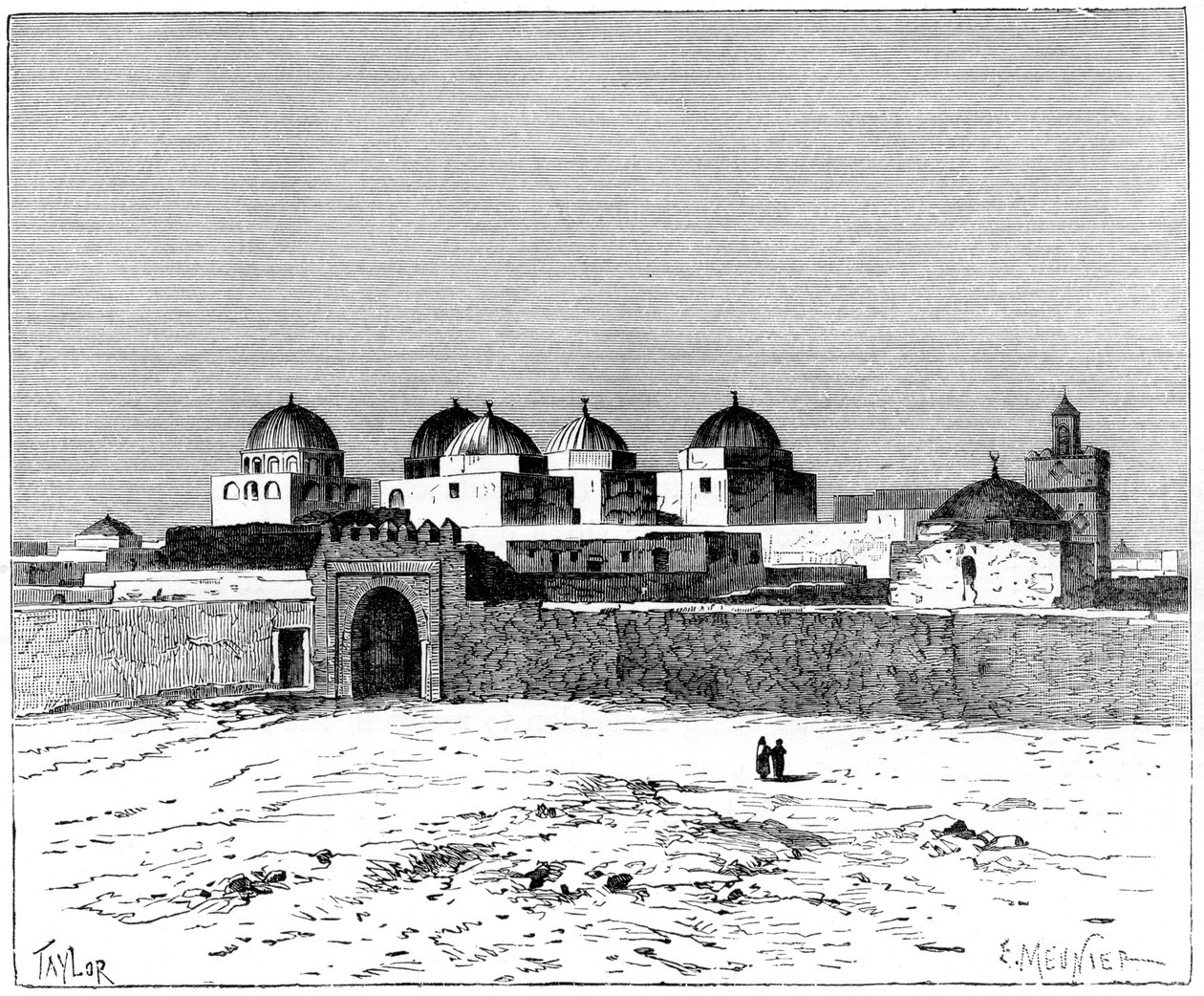 Mešita mečů, Kairwan, c1890 od Meunier