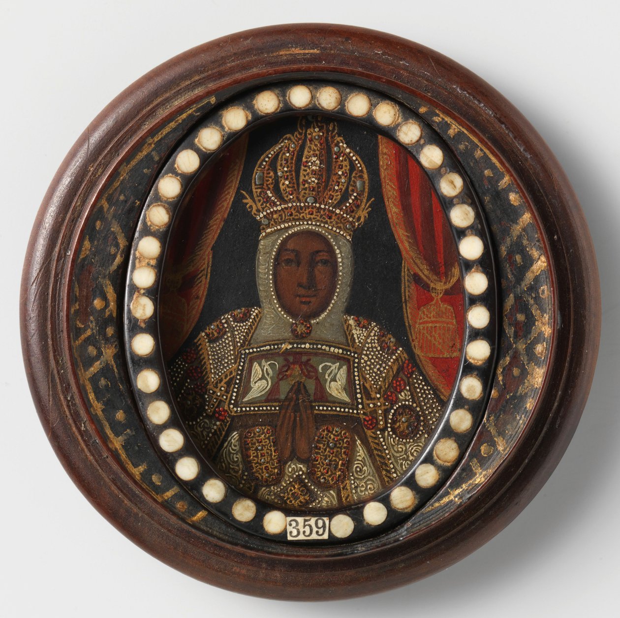 Černá Madona, anonym, 1650-99 od Mexican School