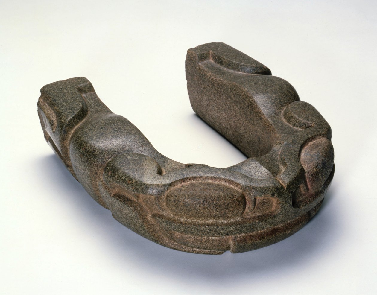 Slavnostní míčová hra Yoke, cca 250-900 (Diorite) od Mexican School