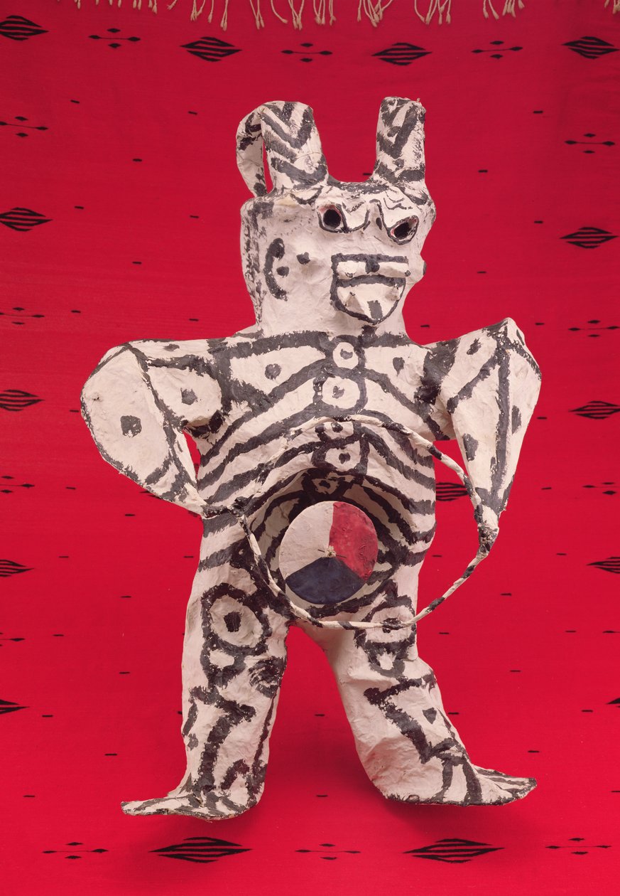 Figurka Day of the Dead, z Oaxaca (papier mache) od Mexican School