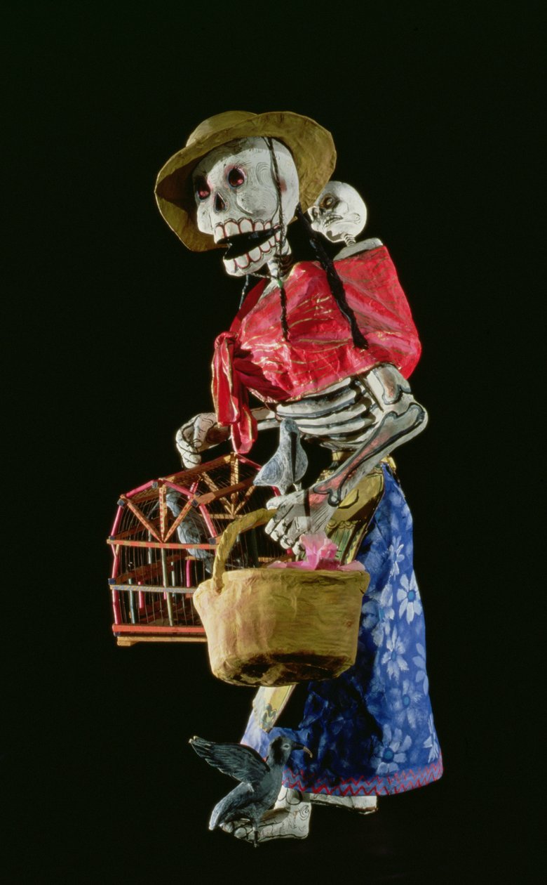 Figurka pro Den mrtvých (papírmašé) od Mexican School