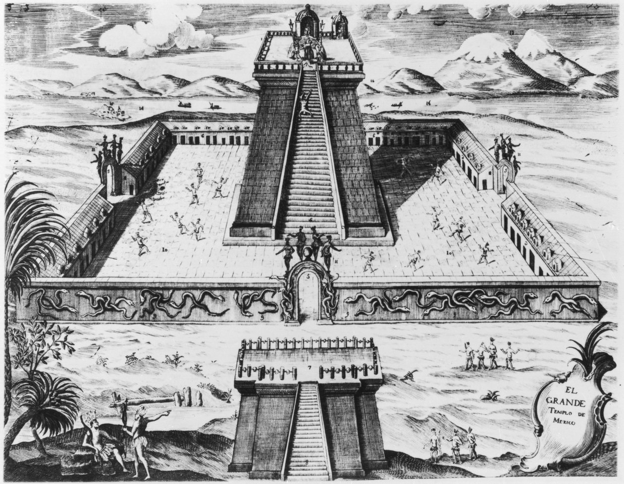 Templo Mayor v Tenochtitlan, z 