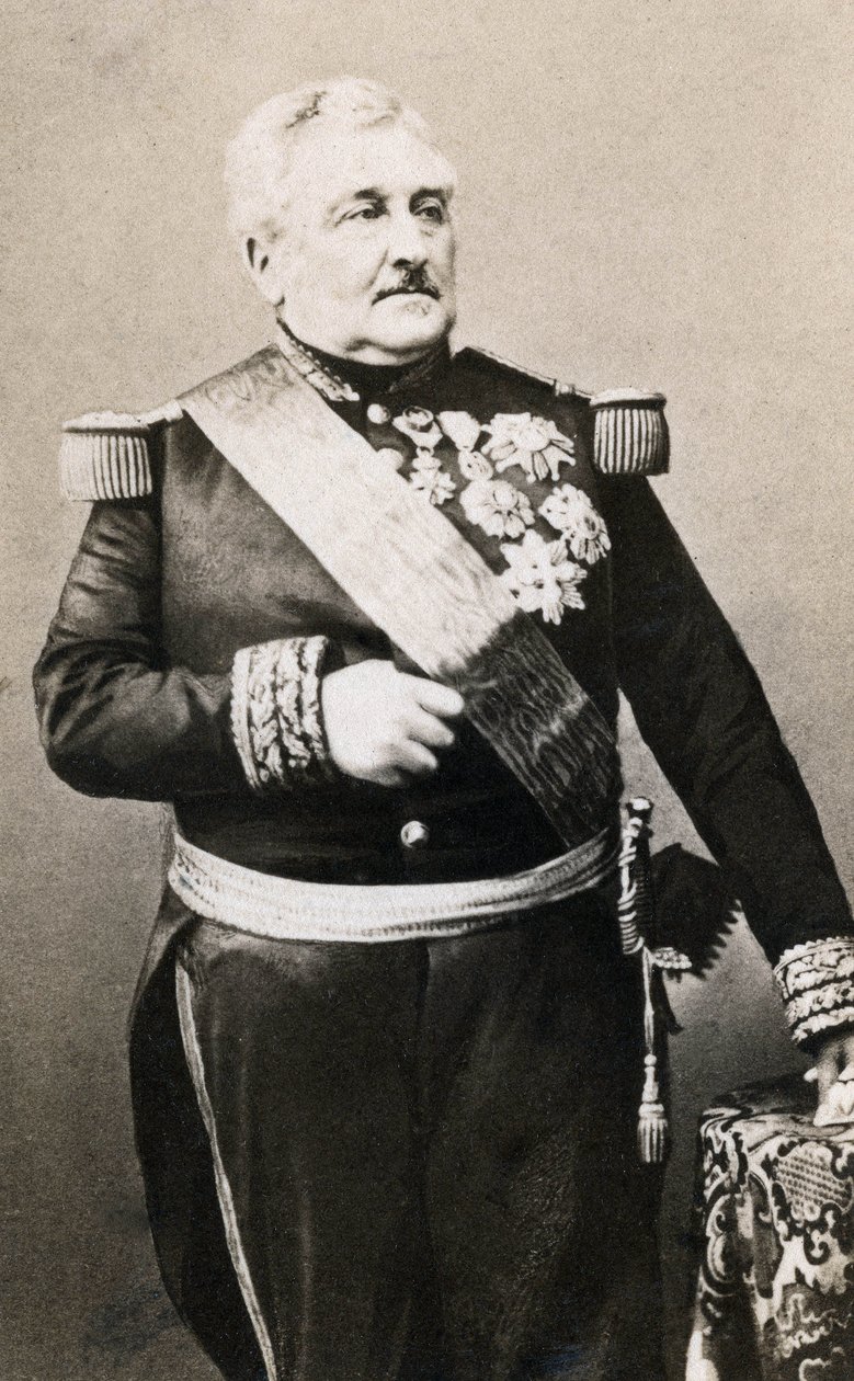 Portrét Marechala hraběte Vaillanta (1790-1872) Fotografie od Mayera a Piersona od Meyer and Pierson