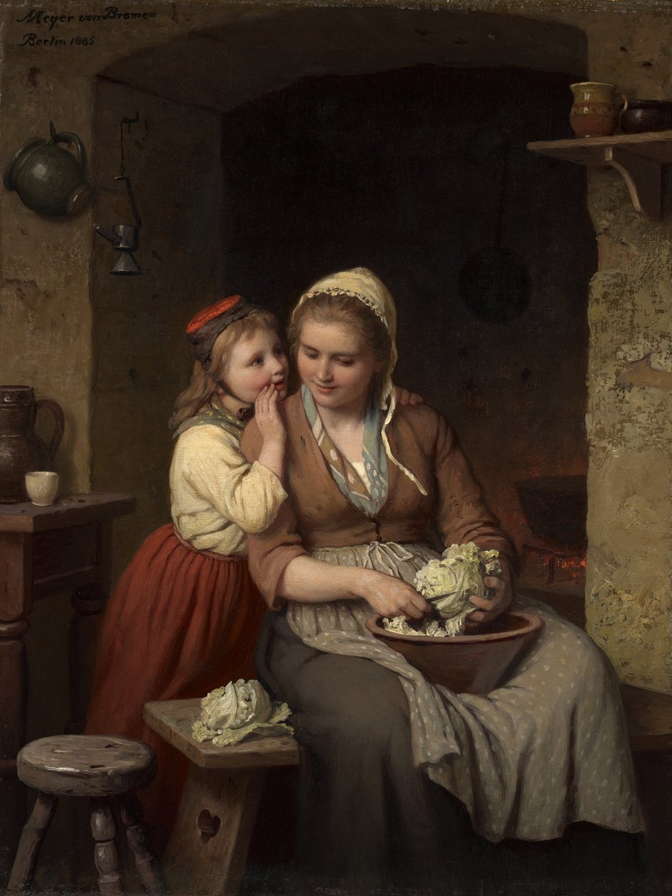 Tajemství, 1885 od Meyer von Bremen