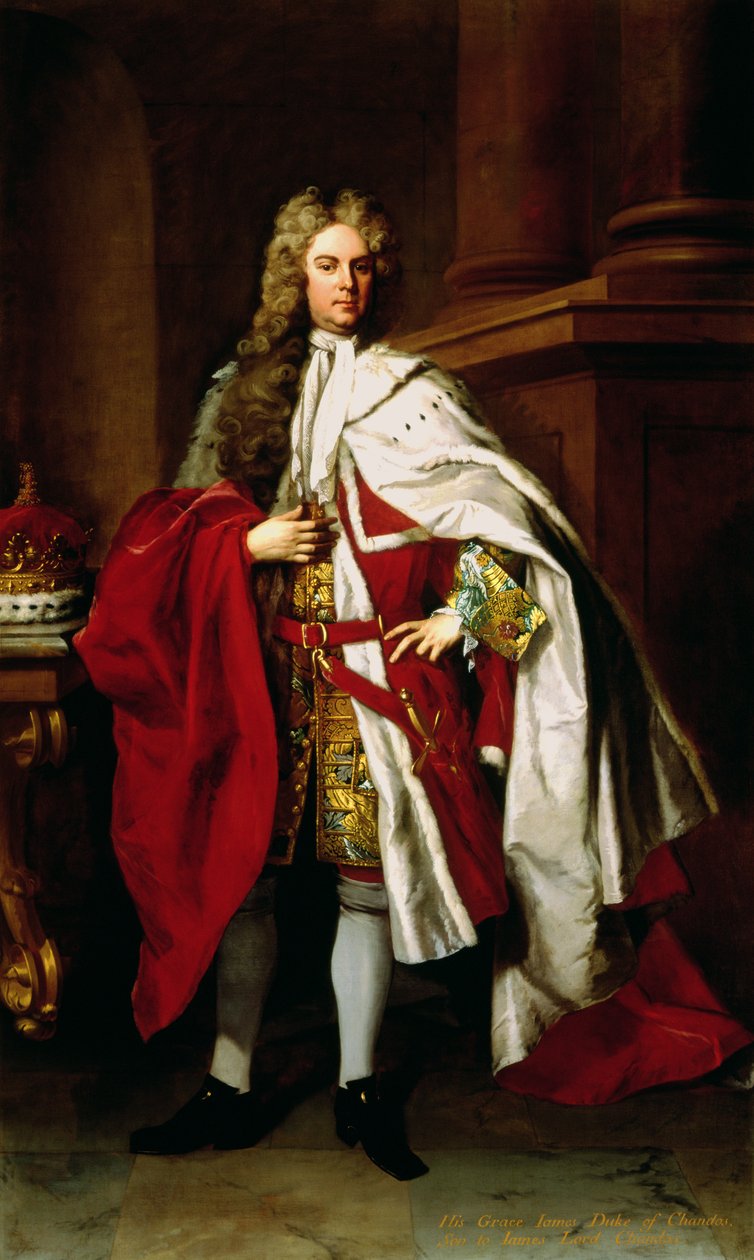 James Brydges (1673-1744) 1. vévoda z Chandosu od Michael Dahl