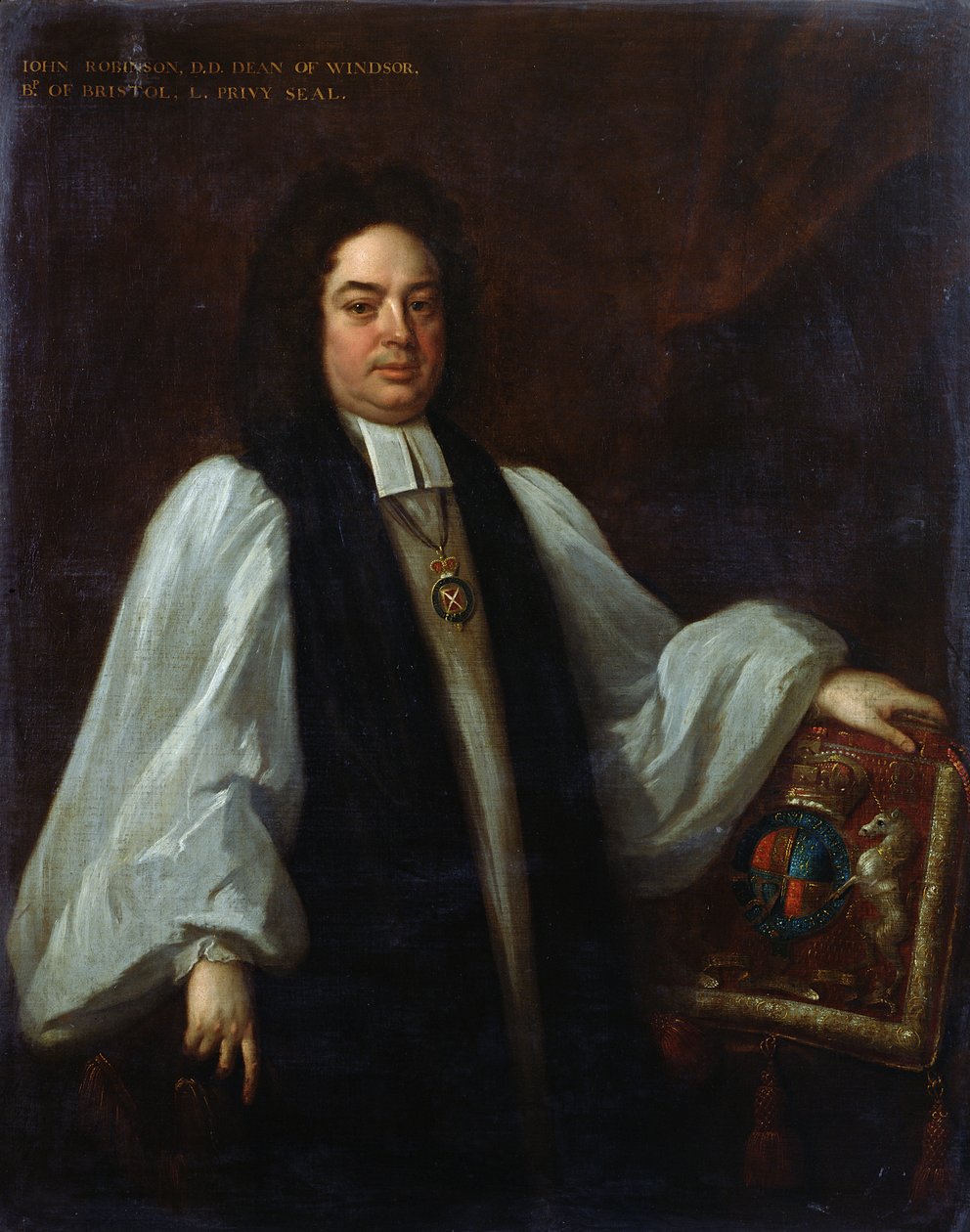 Portrét biskupa Johna Robinsona (1650-1723) kolem roku 1711 od Michael Dahl