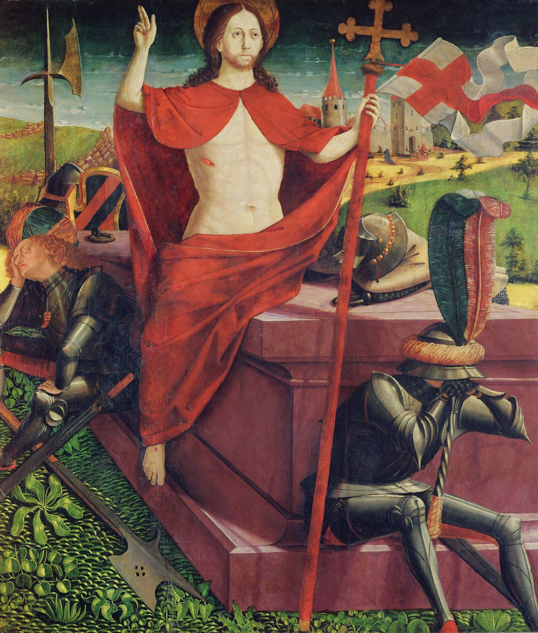 Vzkříšení, z oltářního obrazu sv. Štěpána, c.1470 od Michael Pacher