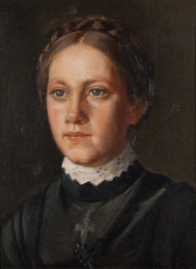 Portrét Caroline Marie Larsen Løth od Michael Peter Ancher