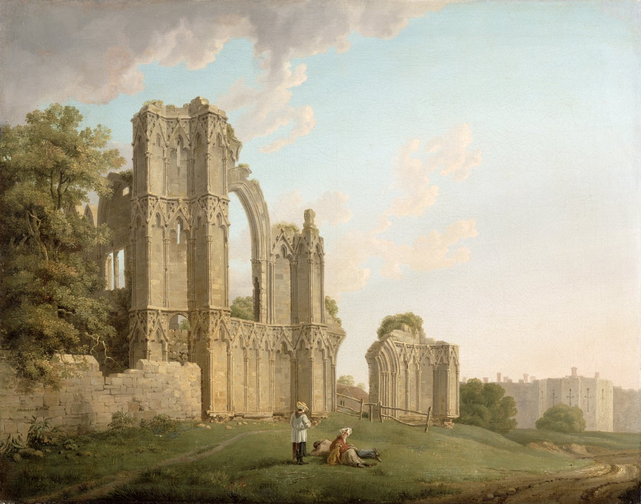 Opatství svaté Marie, York, asi 1778 od Michael Rooker