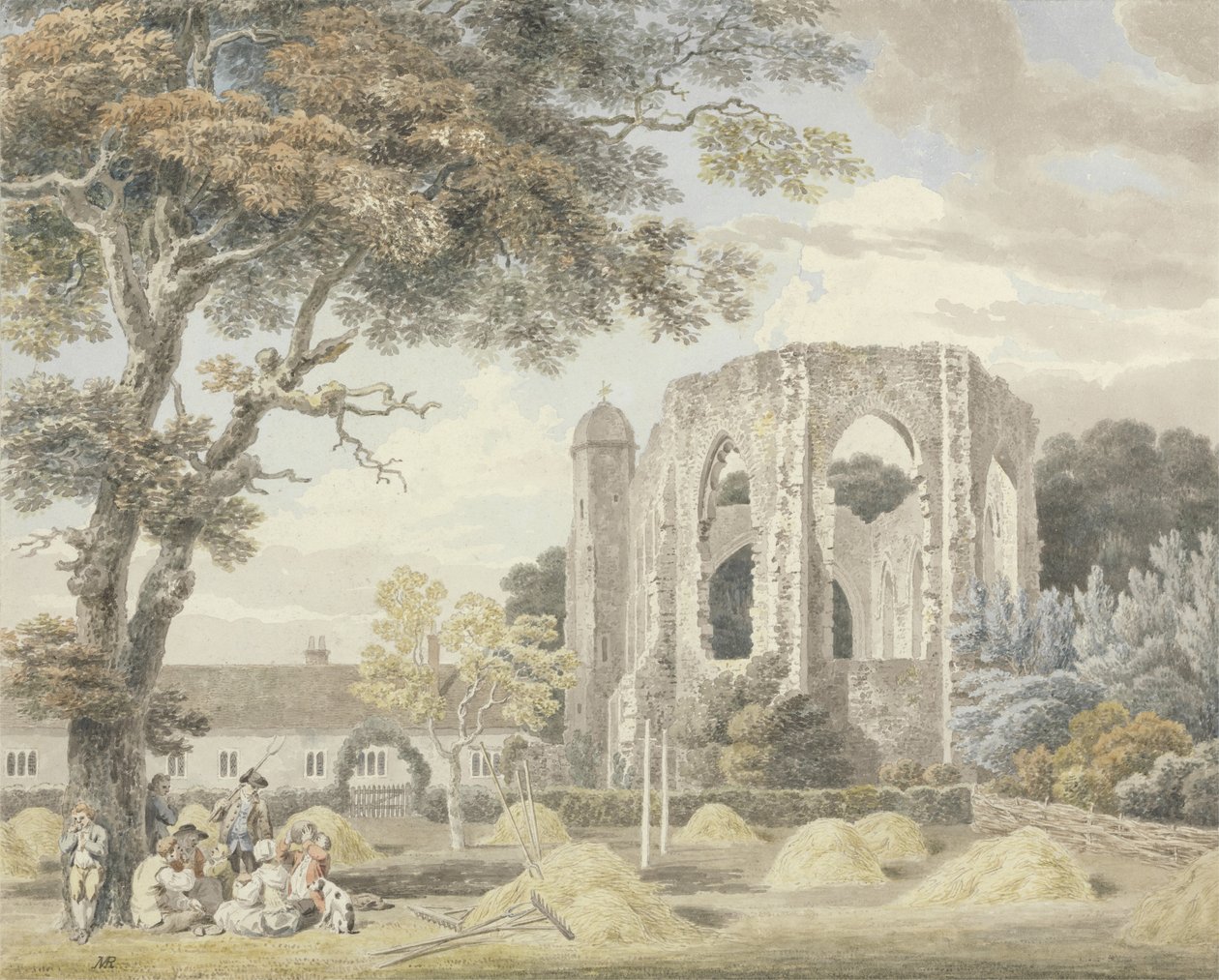 Kaple kláštera Greyfriars, Winchester od Michael Rooker