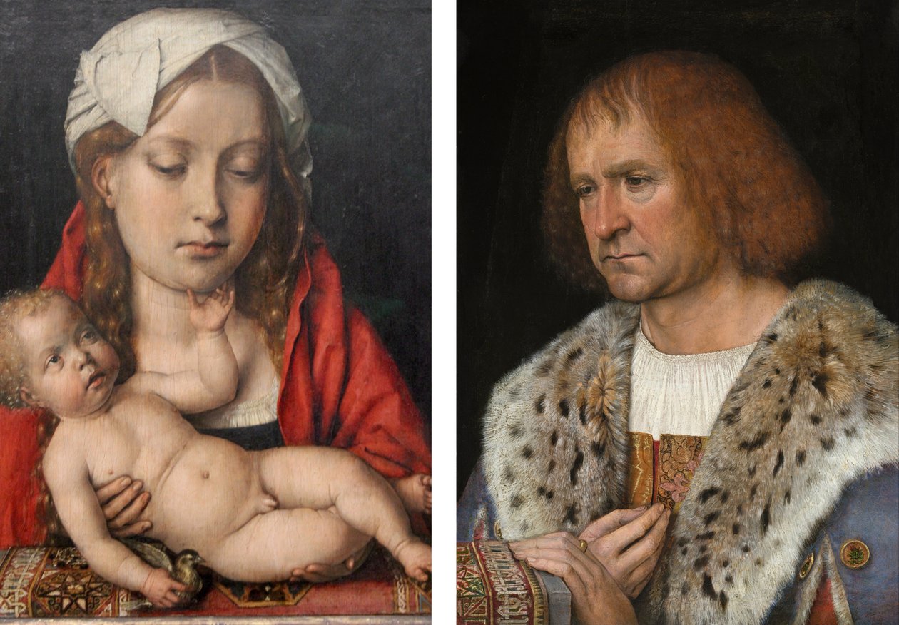 Diptych Madona s dítětem, Diego de Guevara od Michael Sittow