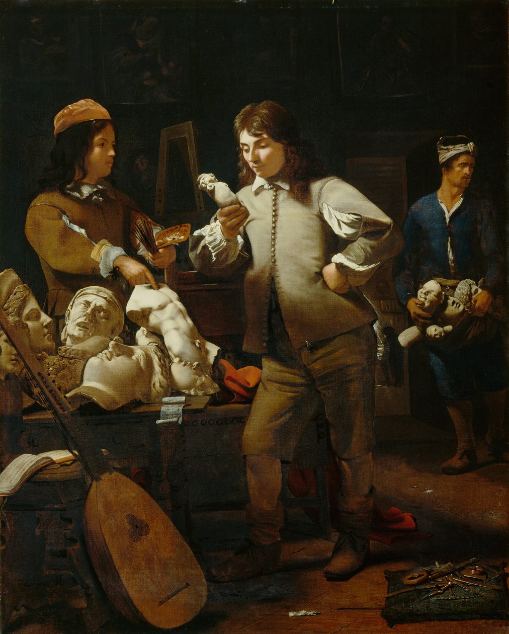 Ve studiu, 1652 od Michael Sweerts