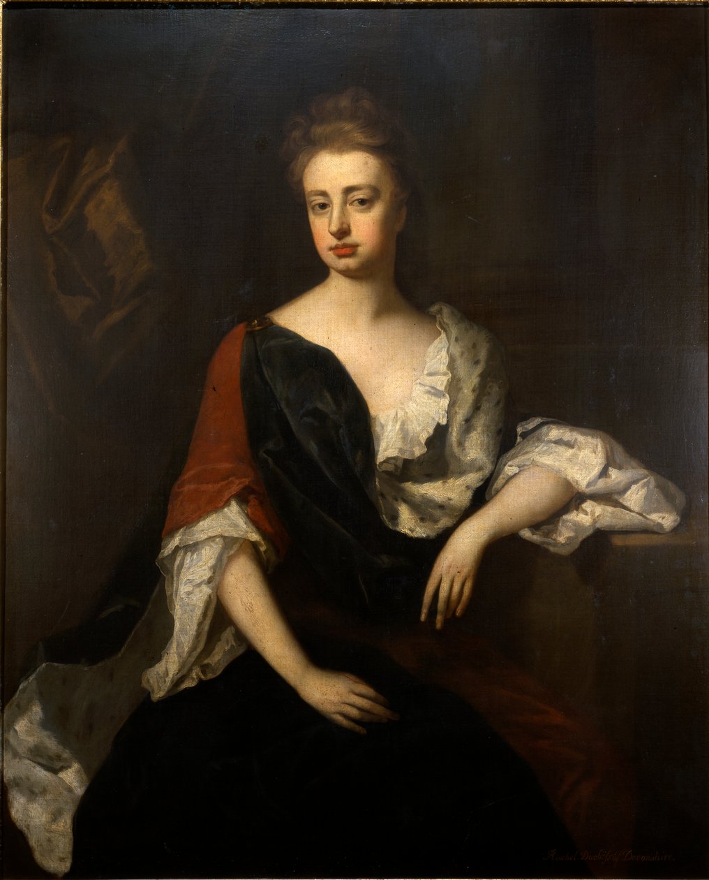 Portrét Rachel Russell, vévodkyně z Devonshire, cca 1694-1700 (olej na plátně) od Michael (attr. to) Dahl