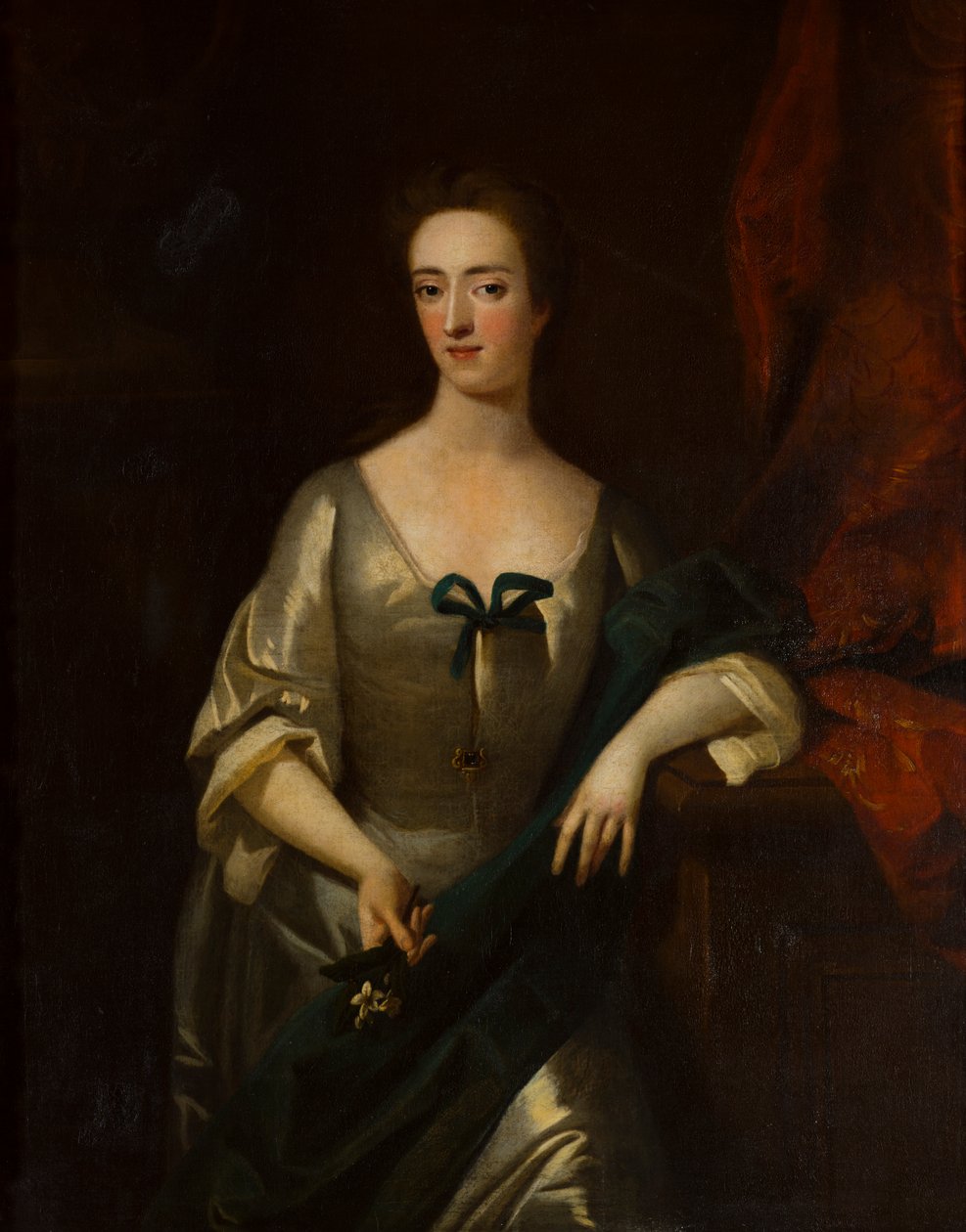 Portrét Charlotte Lady Myddelton (1679-1731), kolem 1699-1731 (olej na plátně) od Michael (circle of) Dahl