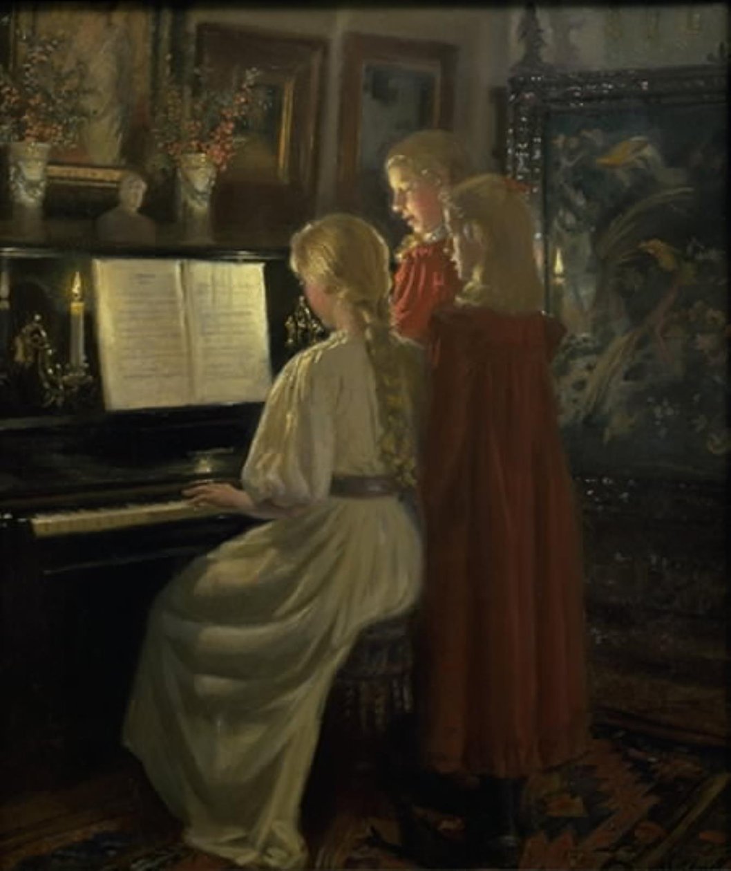 Děti zpívají od Michael Ancher