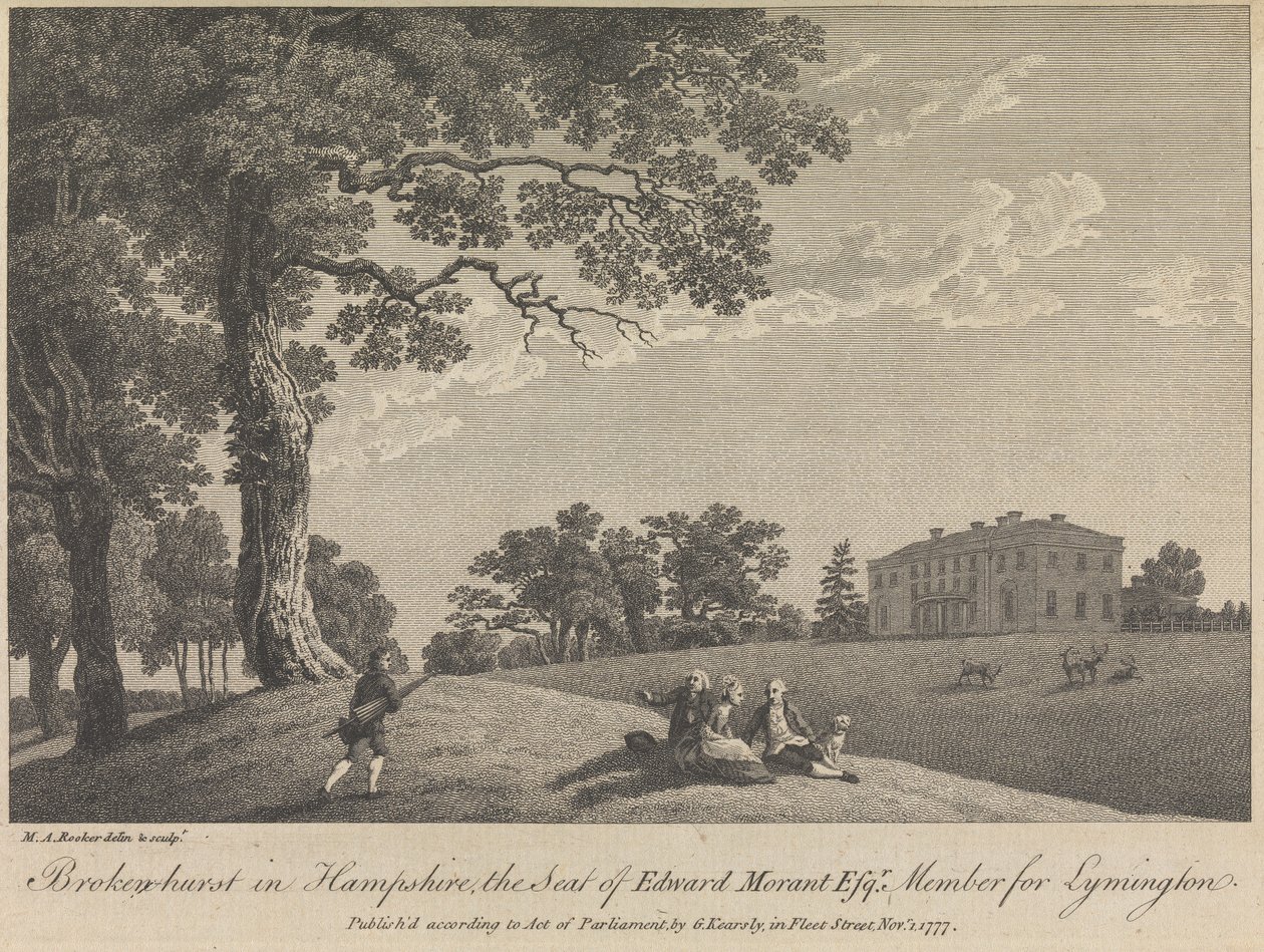 Broken-Hurst v Hampshire, sídlo Edwarda Morant, Esquire, člen pro Lymington (publikoval G. Kearsly); Strana 43 (Svazek jedna) od Michael Angelo Rooker