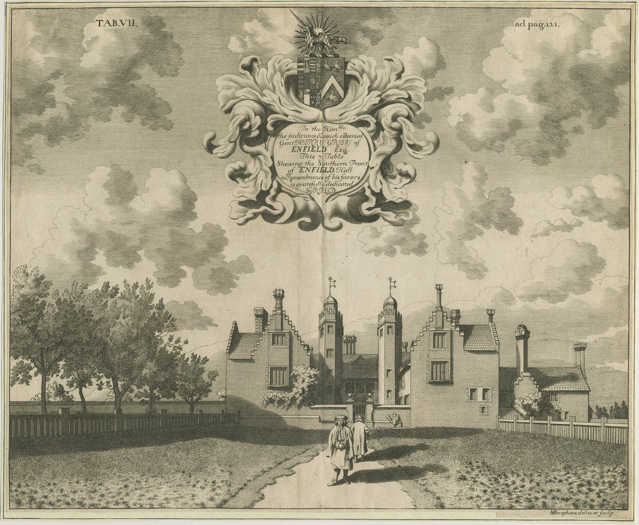 Enville Hall: mědirytina, nd [1653-1686] od Michael Burghers