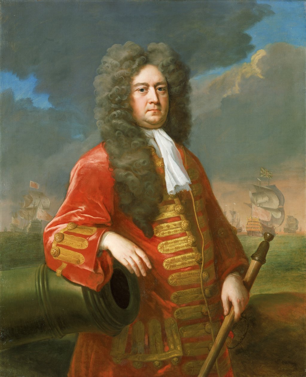 Admirál sir George Rooke (1650-1709), asi 1705 (olej na plátně) od Michael Dahl