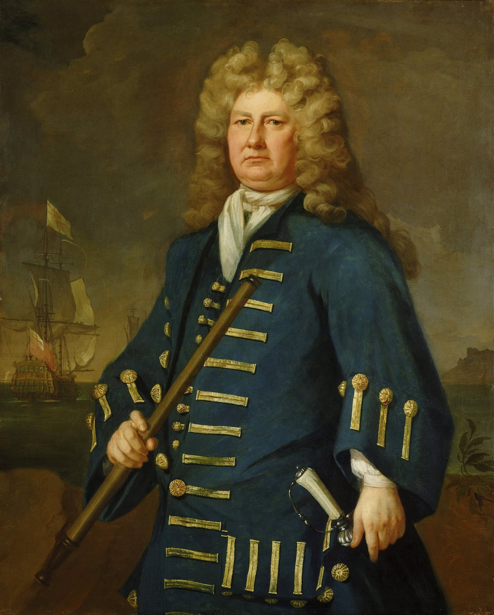 Portrét sira Cloudesleyho Shovella od Michael Dahl