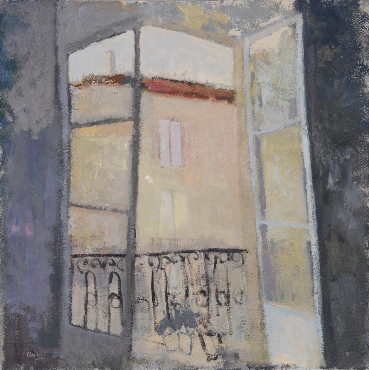 40 Rue Royale, 2015 (olej na plátně) od Michael G. Clark
