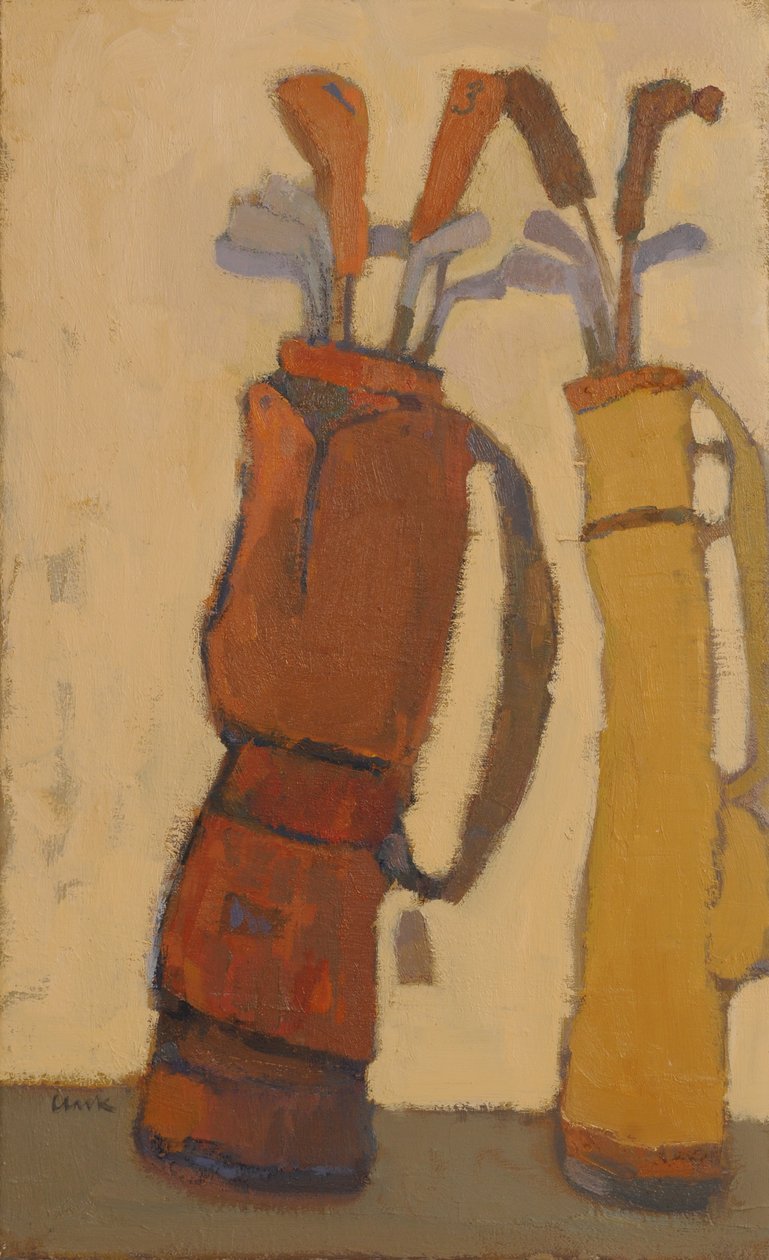 Šatna, 2015 (olej na plátně) od Michael G. Clark