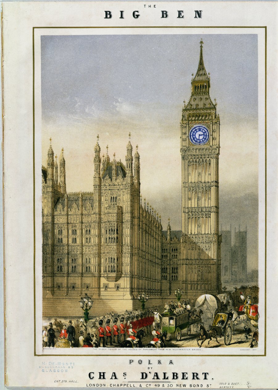 Big Ben Polka, hudební cover hospoda. od Hanharta, kolem roku 1862 od Michael Hanhart
