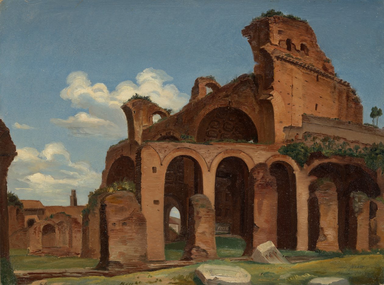 Konstantinova bazilika, Řím, 1830. od Michael Neher