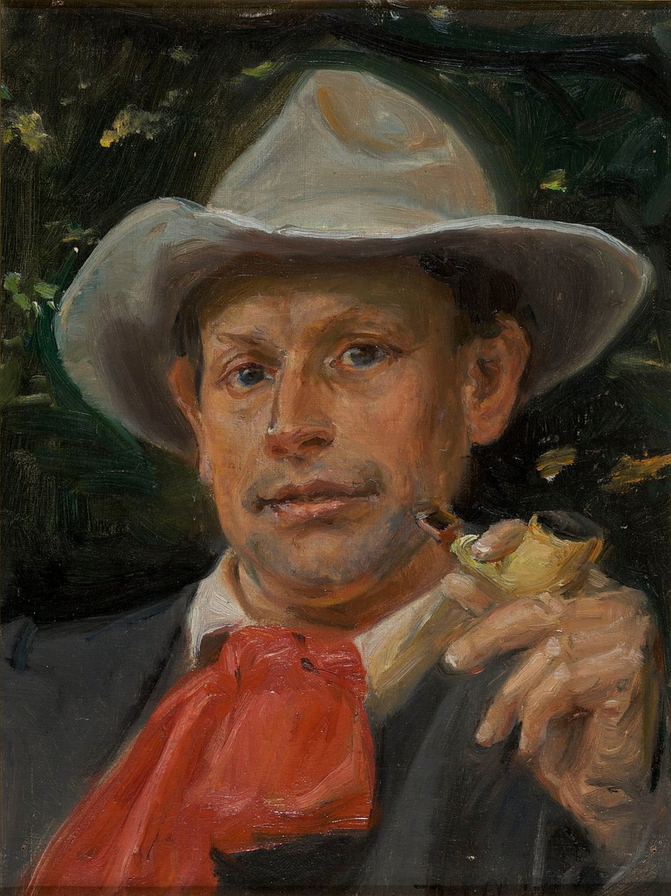 Portrét Martina Andersena Nexø od Michael Peter Ancher