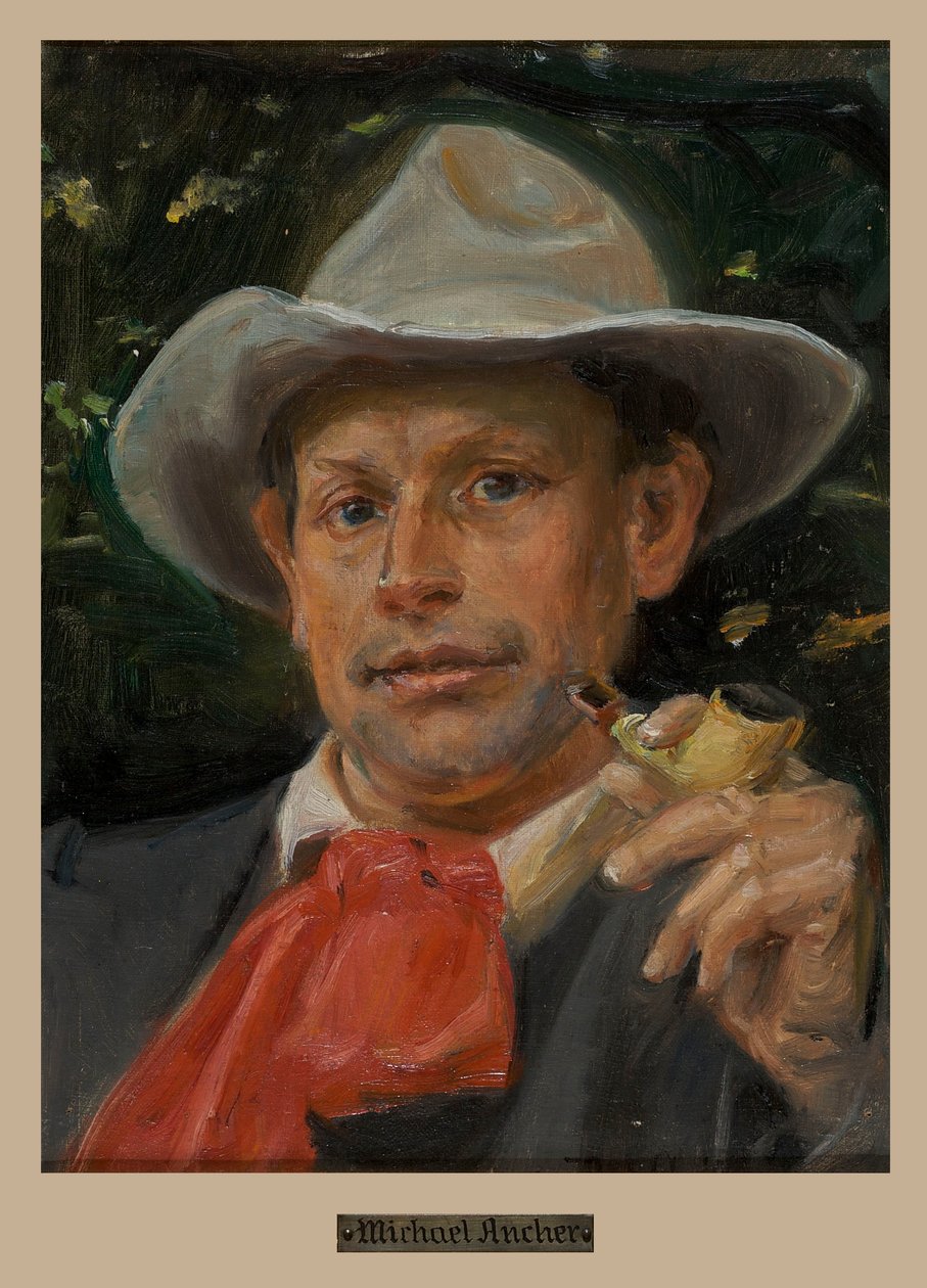 Portrét Martina Andersena Nexø od Michael Peter Ancher