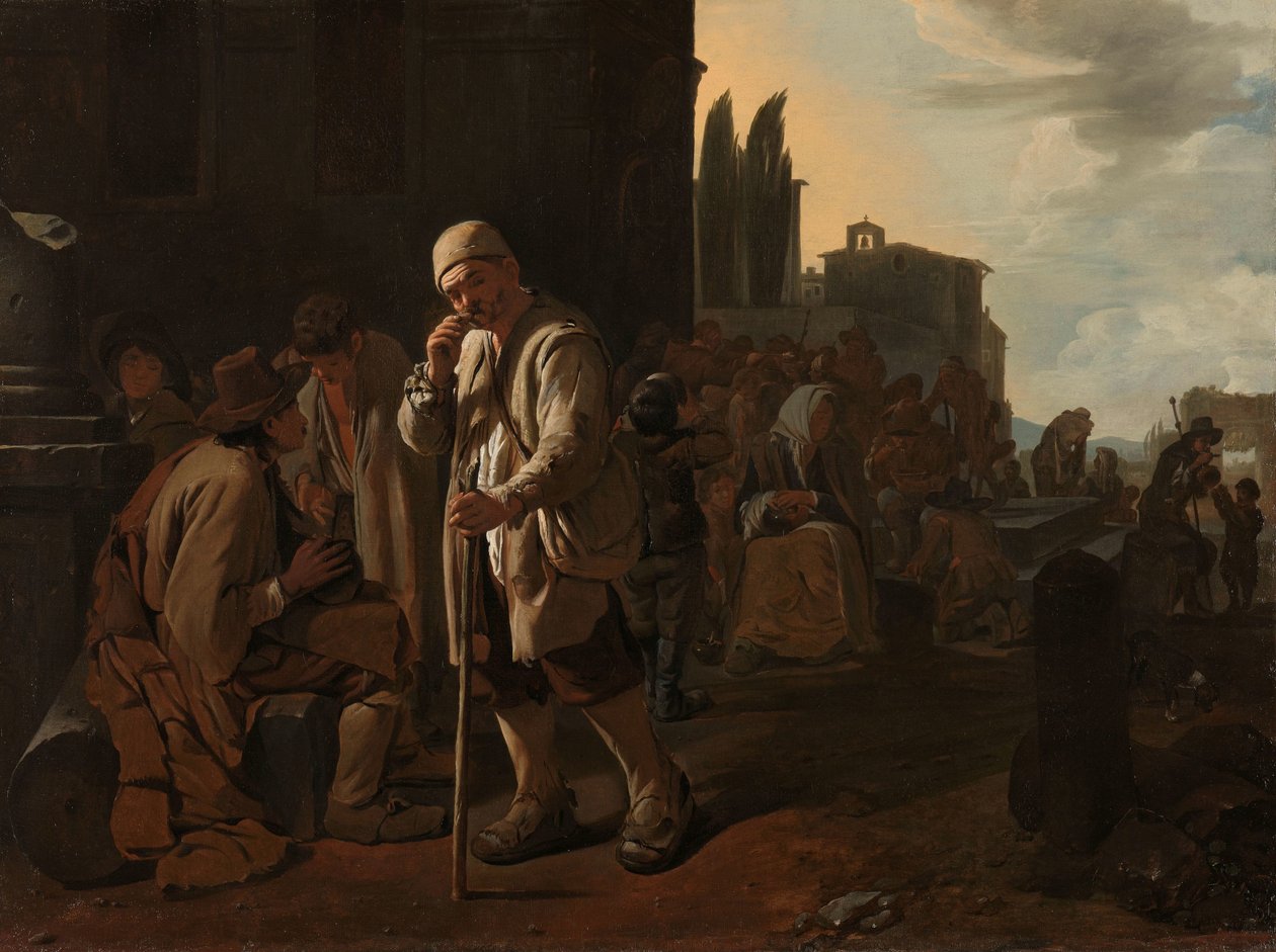 Krmení hladových Krmení hladových od Michael Sweerts