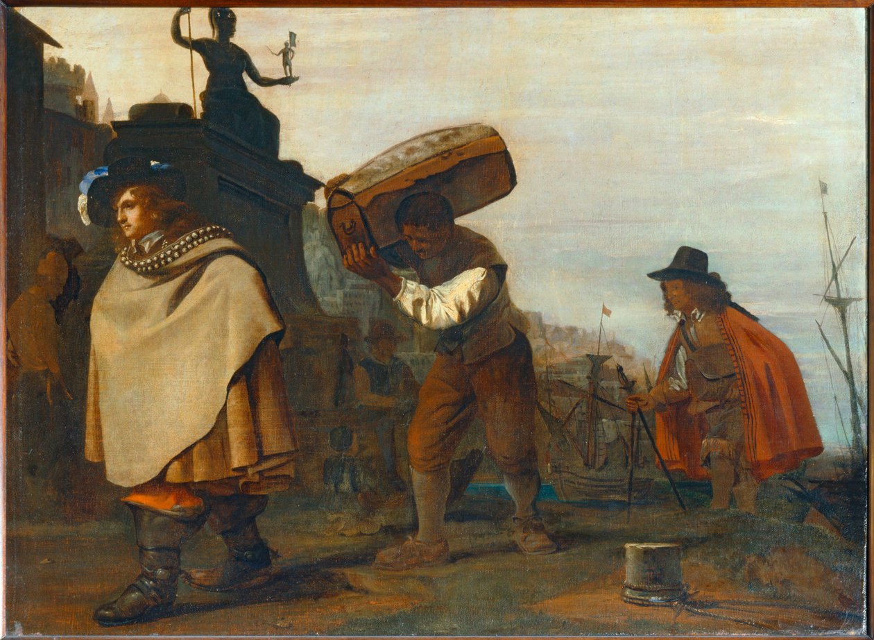 Pán přijíždí do jižního přístavu... od Michael Sweerts