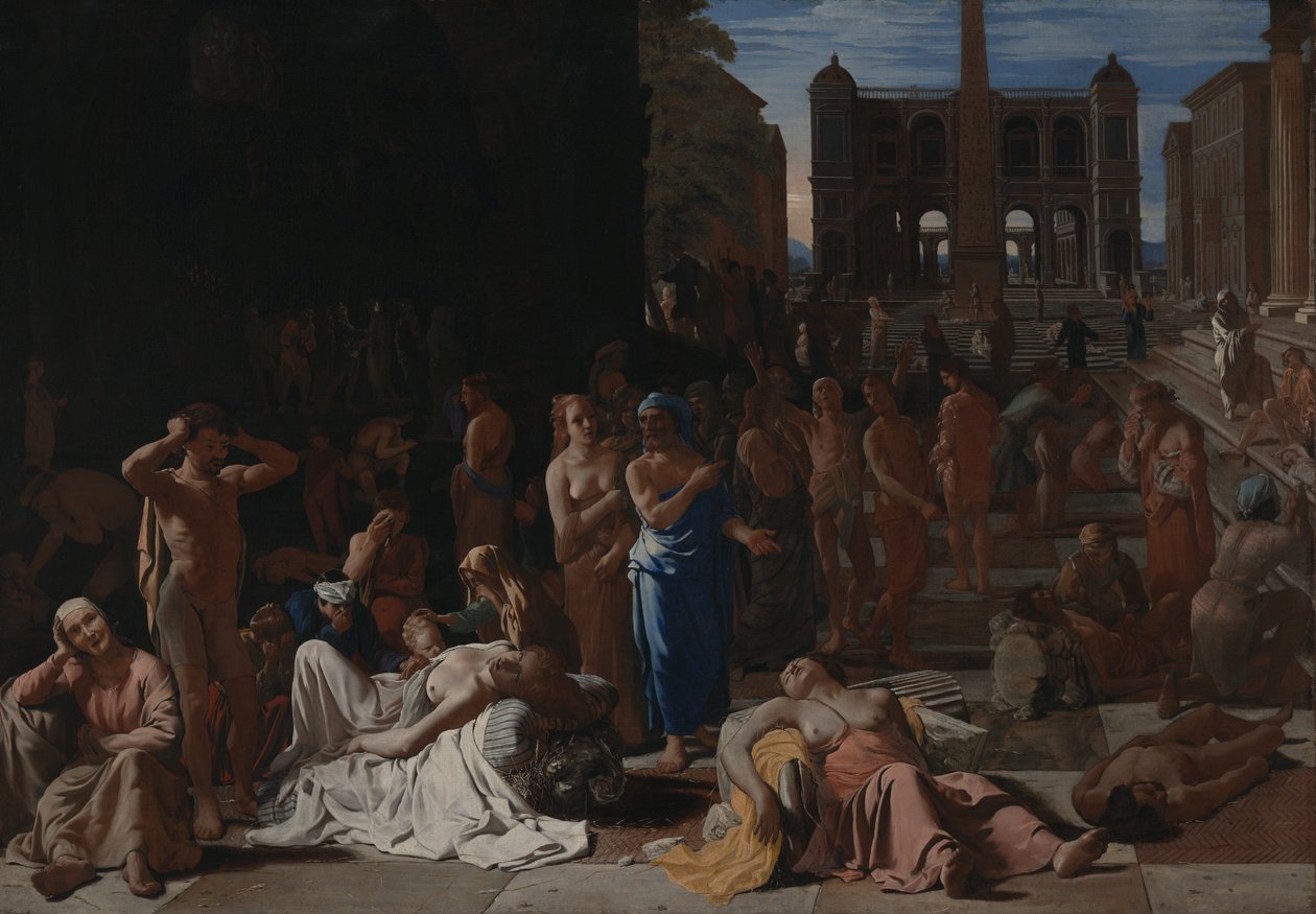 Mor ve starověkém městě od Michael Sweerts