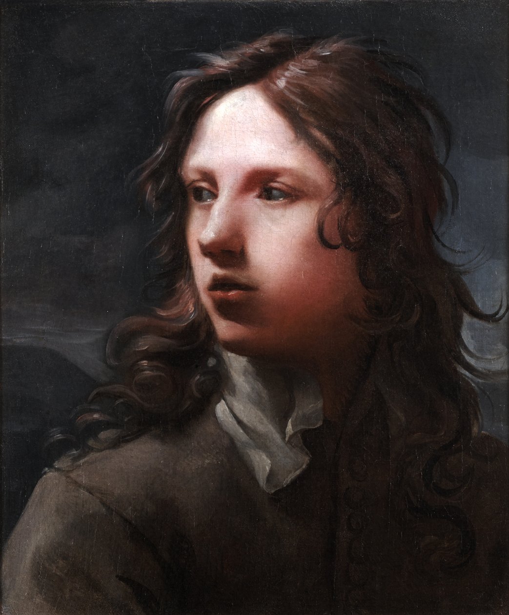 Portrét mladého muže v šedém saku od Michael Sweerts