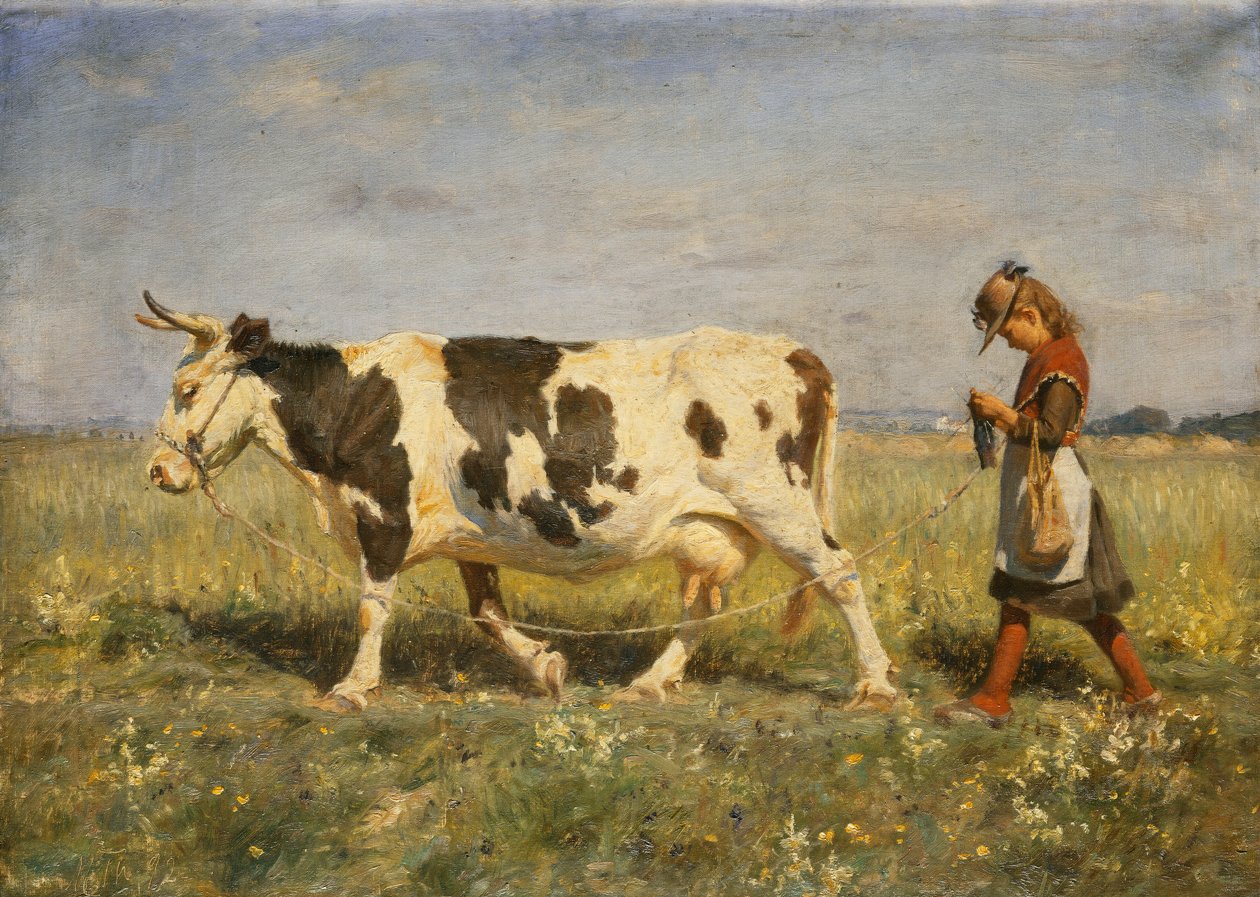 Na trh, 1892 od Michael Therkildsen