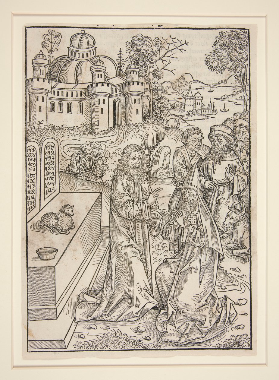 Stránka od Stephana Fridolina, Strážce pokladů (Norimberk: Anton Koberger, 1491) od Michael Wolgemut