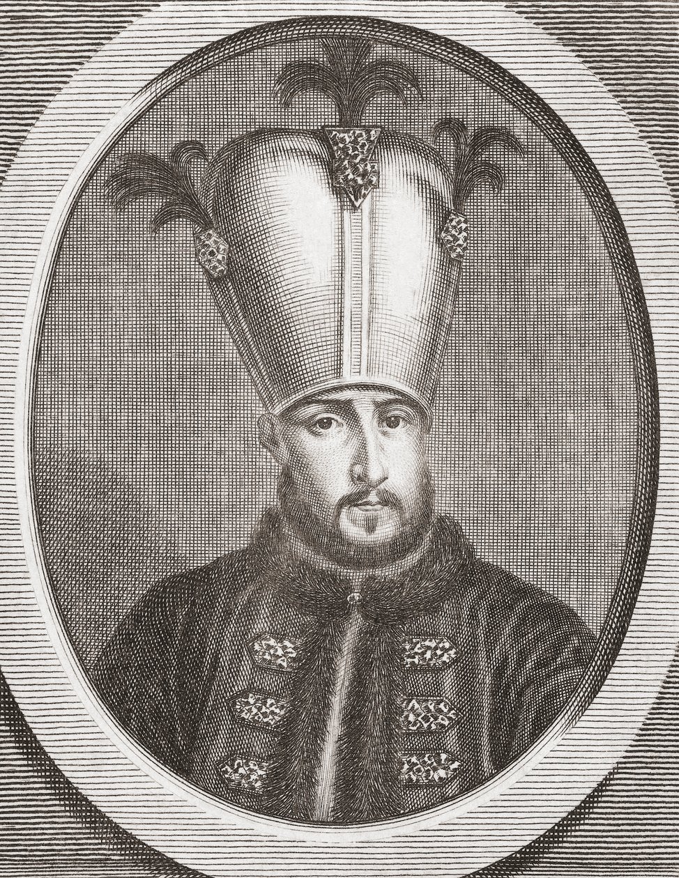 Ahmed III, sultán Osmanské říše od Michael van der Gucht