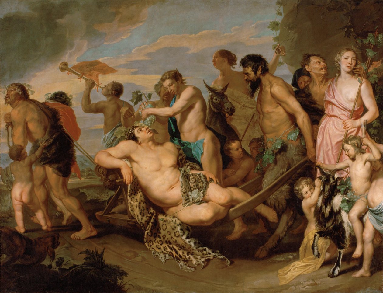 Bacchanalia, před 1659 (olej na plátně) od Michaelina Wautier