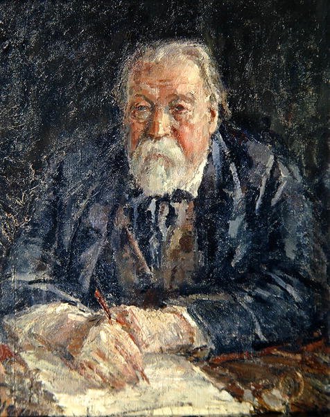Portrét skladatele Michaila Ippolitova-Ivanova (1859-1935) 1934 od Michail Fyodorovich Shemyakin