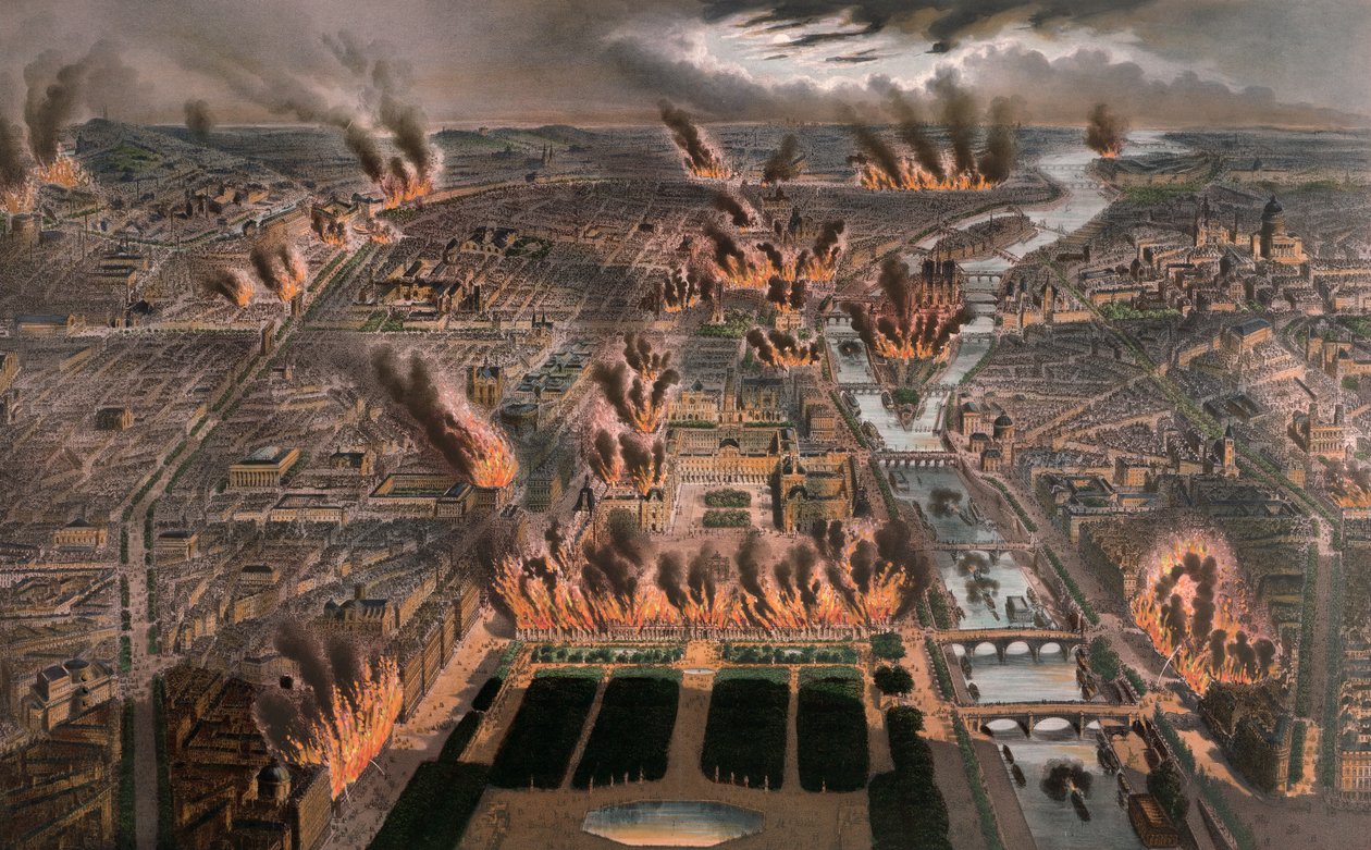Požáry v Paříži, 24.-25. května 1871 od Michel Charles Fichot