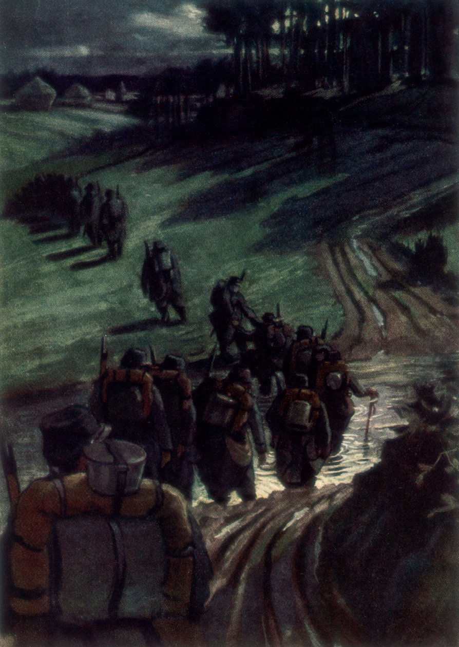 „Do zákopů“, 1915, 1926. od Michel