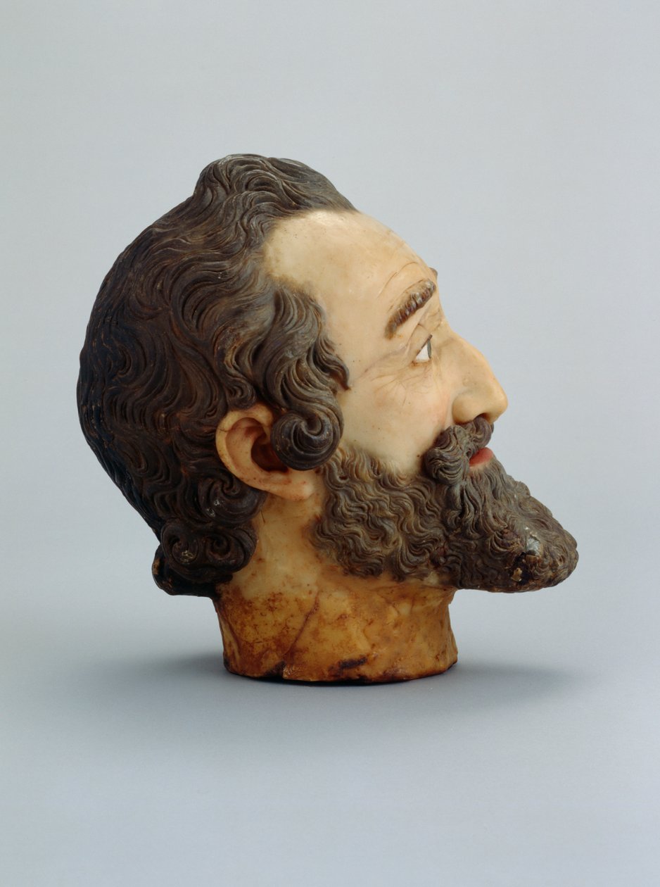 Francouzský král Jindřich IV., kolem 1610 (vosk) (viz také 312138 a 312139) od Michel Bourdin