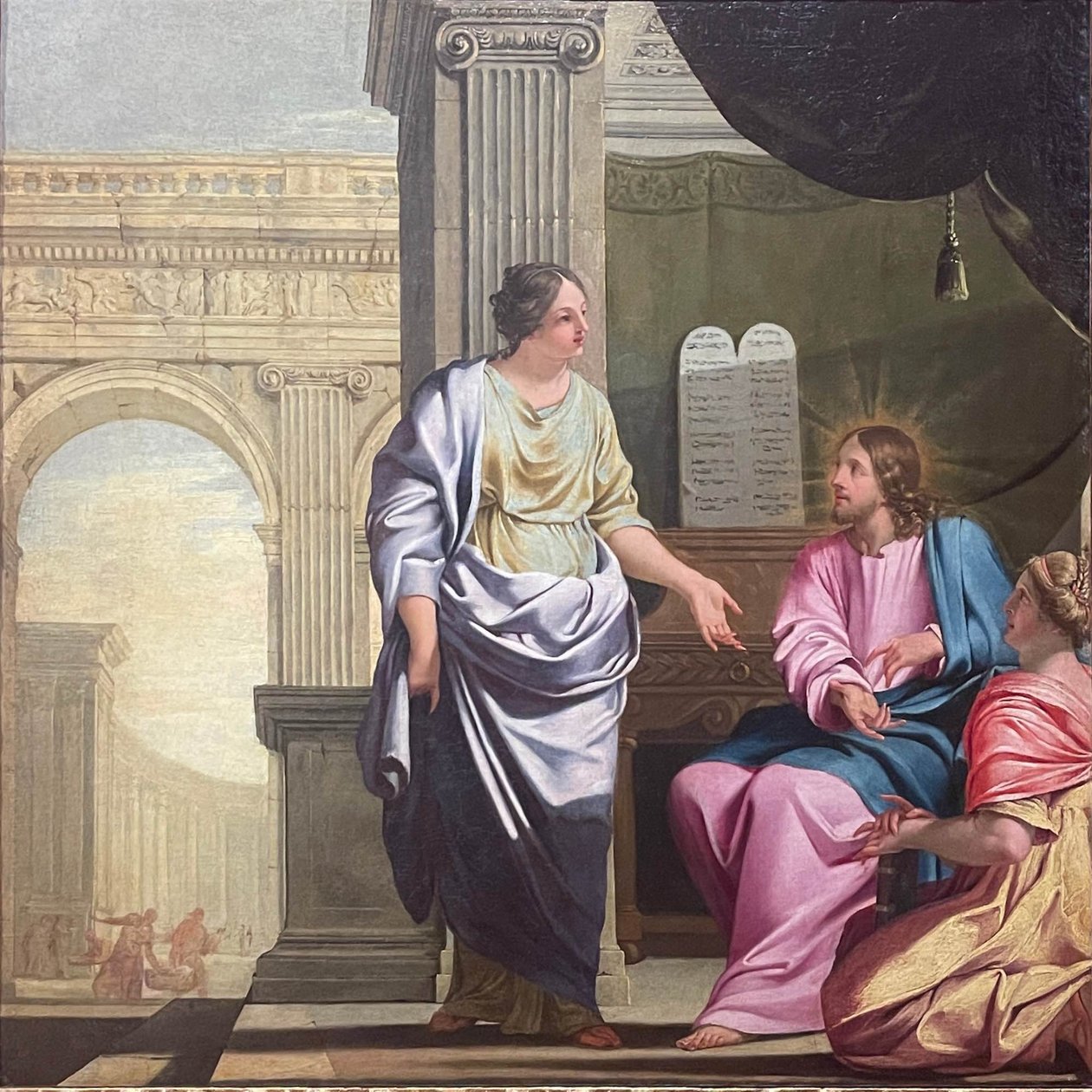 Francouzština:  Le Christ chez Marthe et Marie od Michel Corneille the Elder
