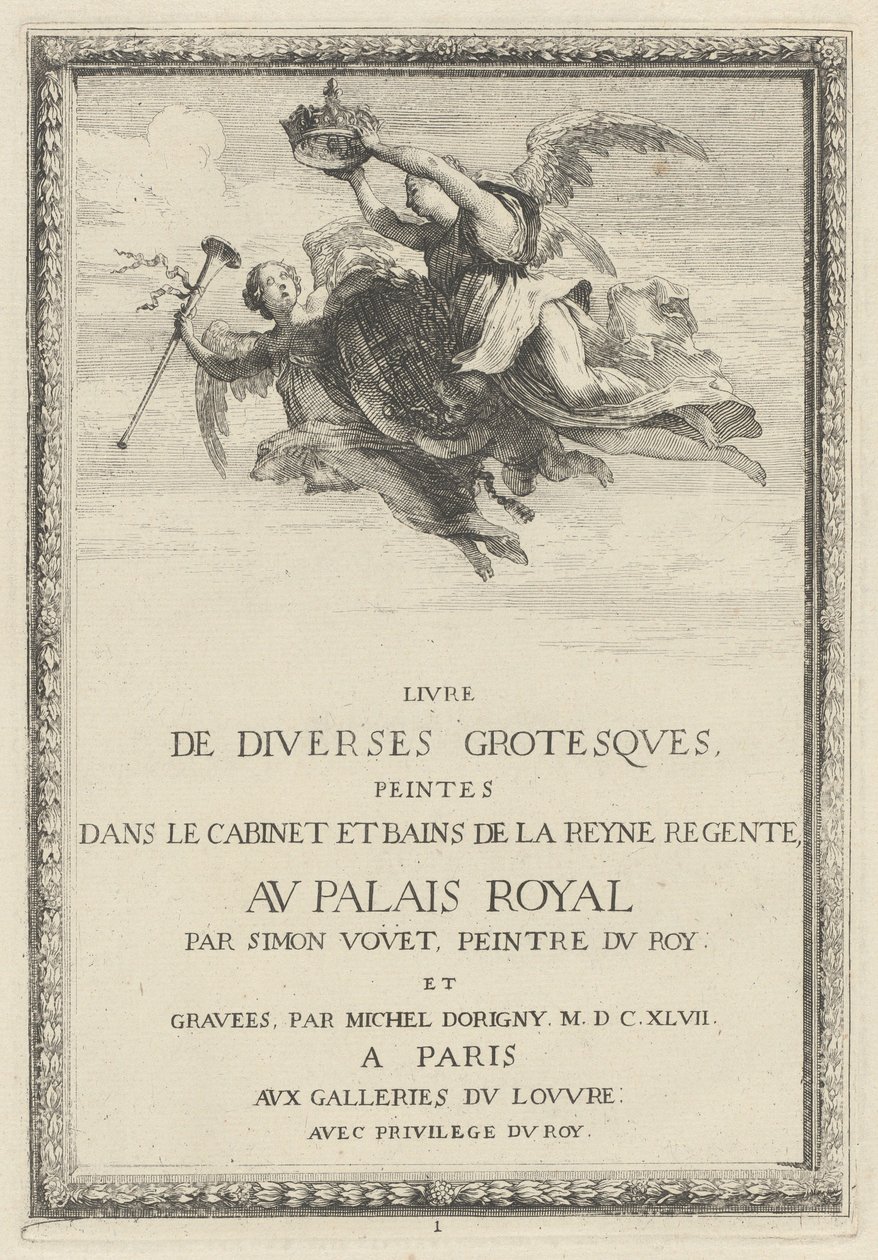 Titulní strana od Michel Dorigny, after Simon Vouet