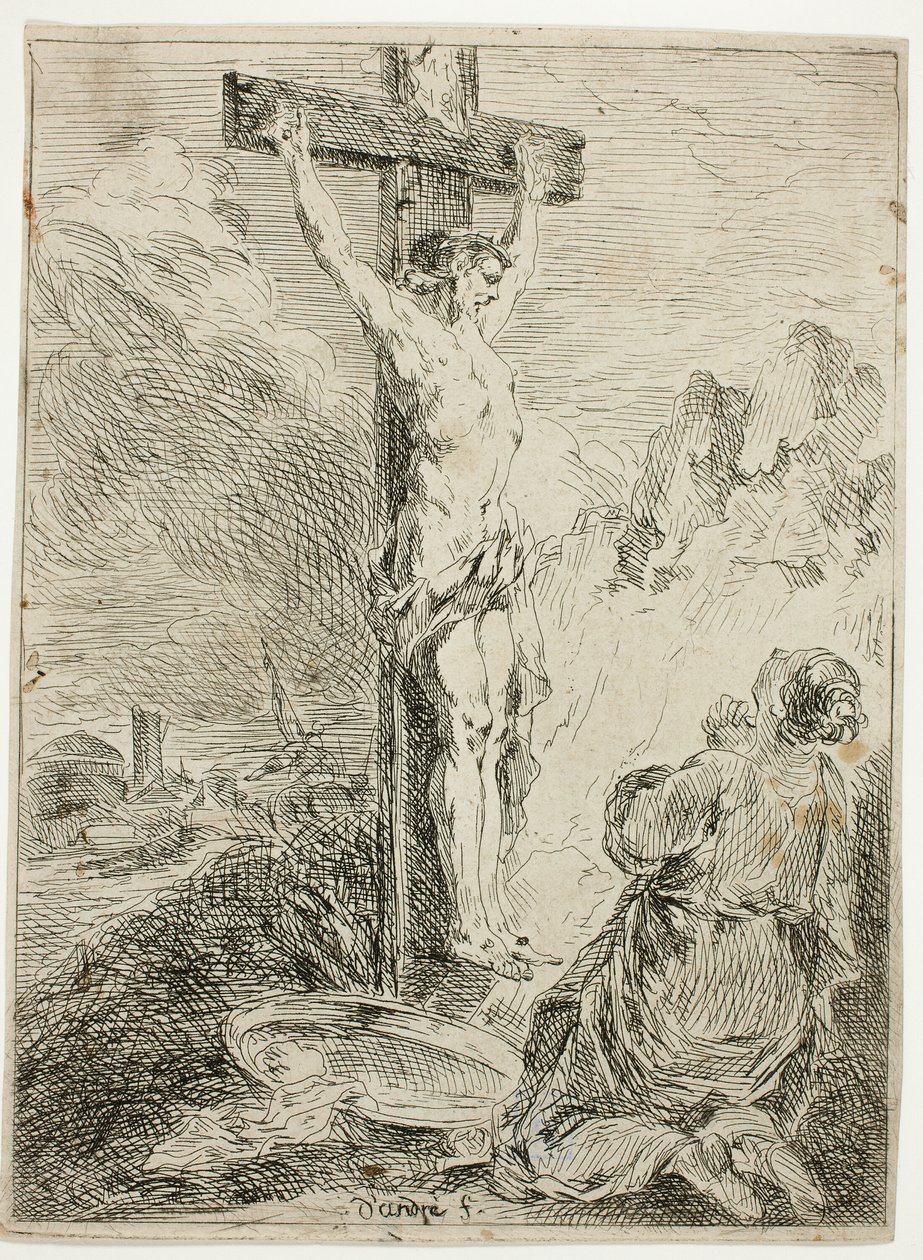 Kristus na kříži od Michel Francois Dandre Bardon